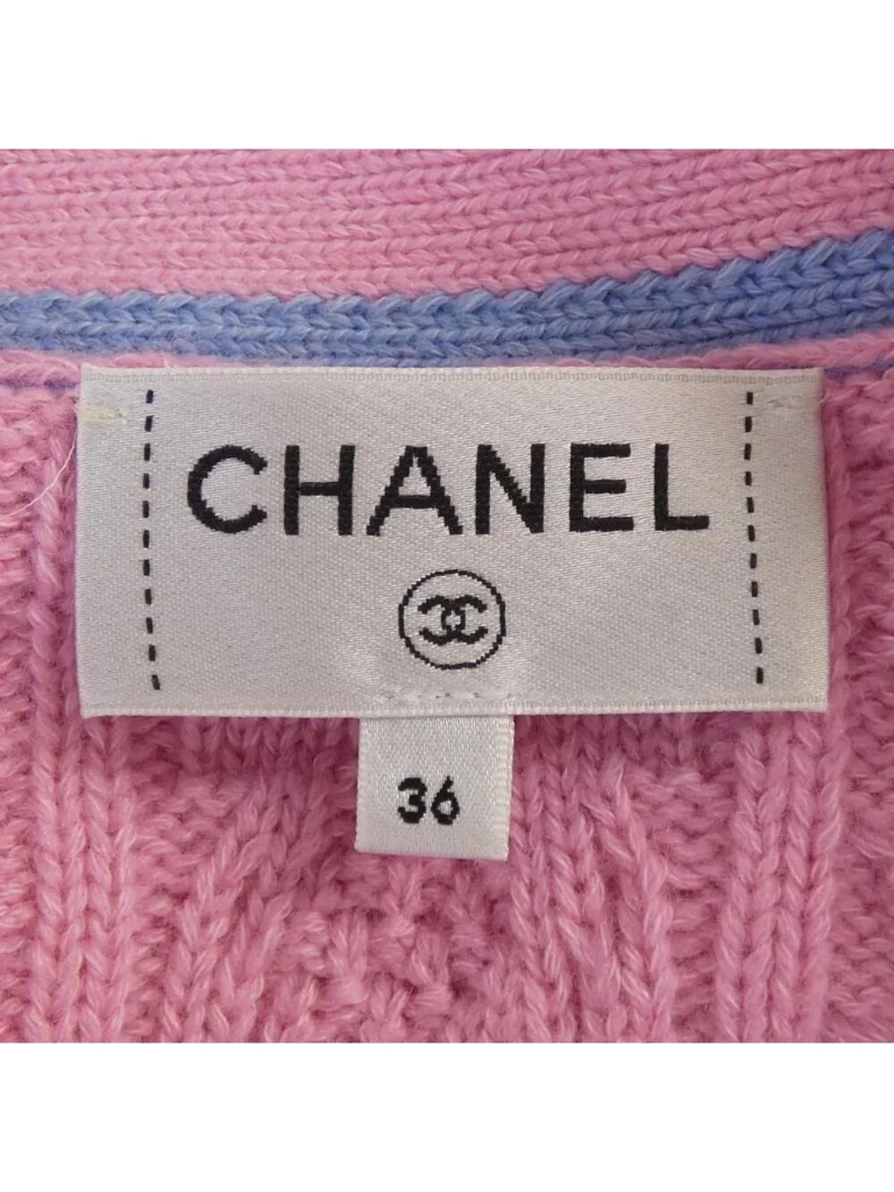 Chanel Long Cardigan Pink